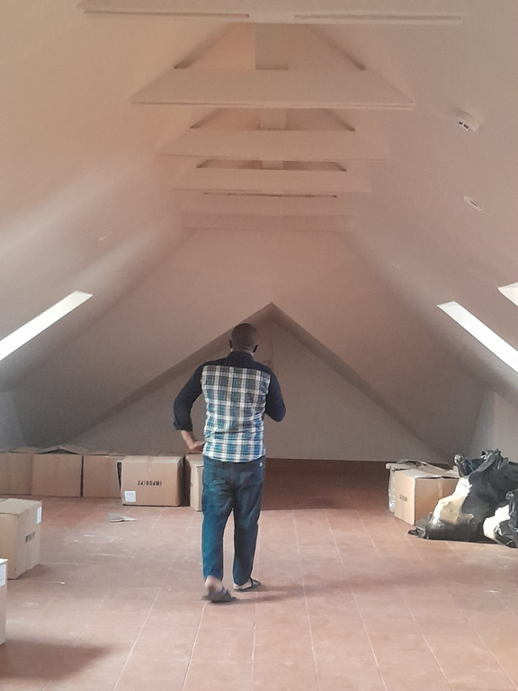 Open plan renovation