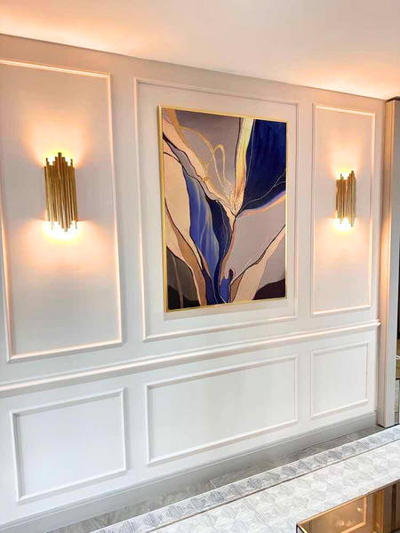 Glass partition installation